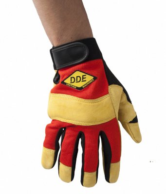 Перчатки DDE vibro-PROTECT  кожа /спандекс,  размер  M