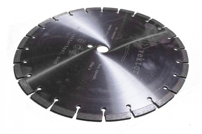 Алмазный диск Vektor VFS-350A по асфальту